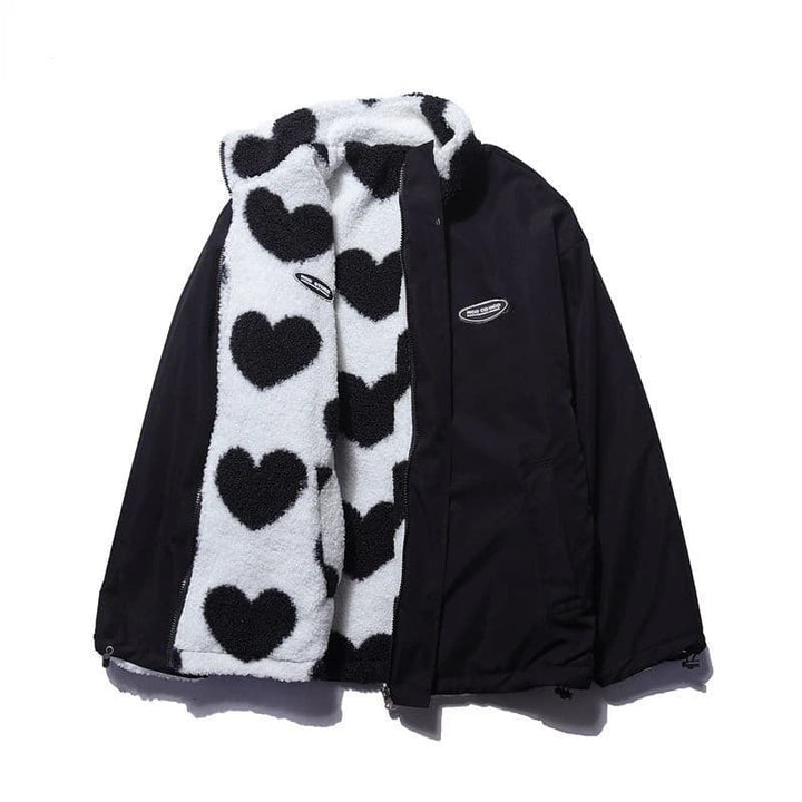 Anni | Double-Sided Heart Coat