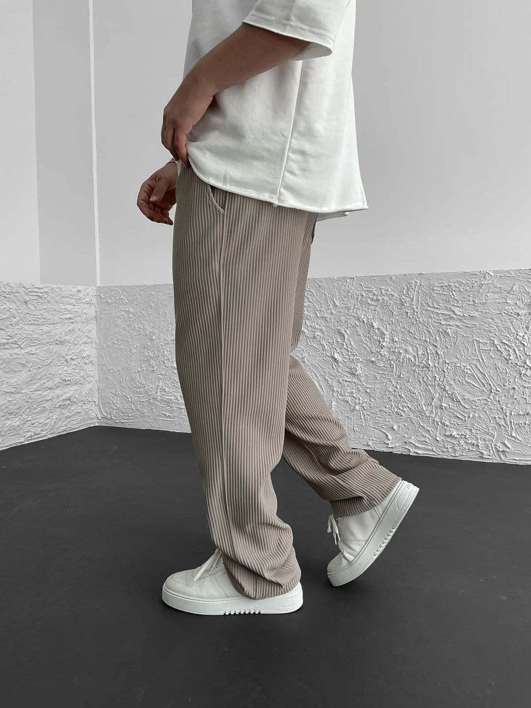 Nicolas™ - Comfortable Ribbed Spandex Trousers