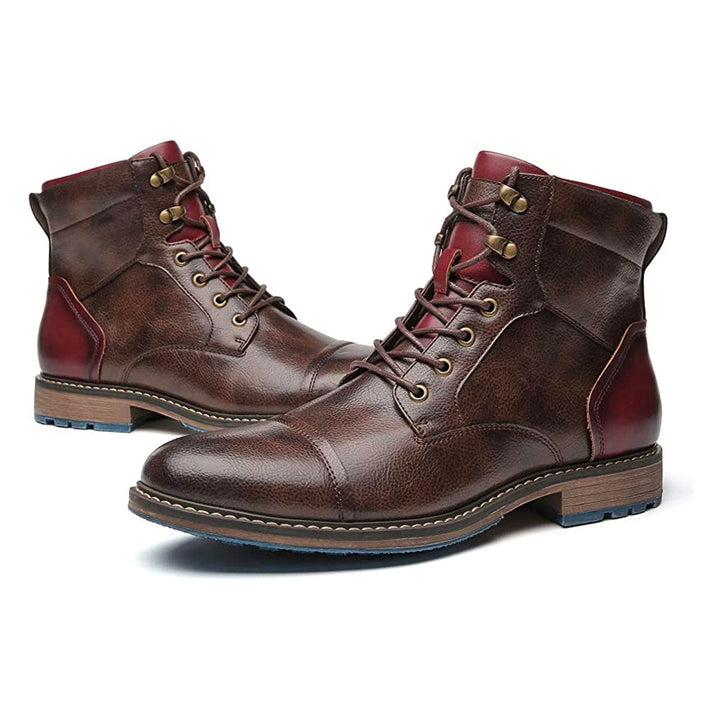 Chris™ | Handcrafted Premium Leather Oxford Boots for Men