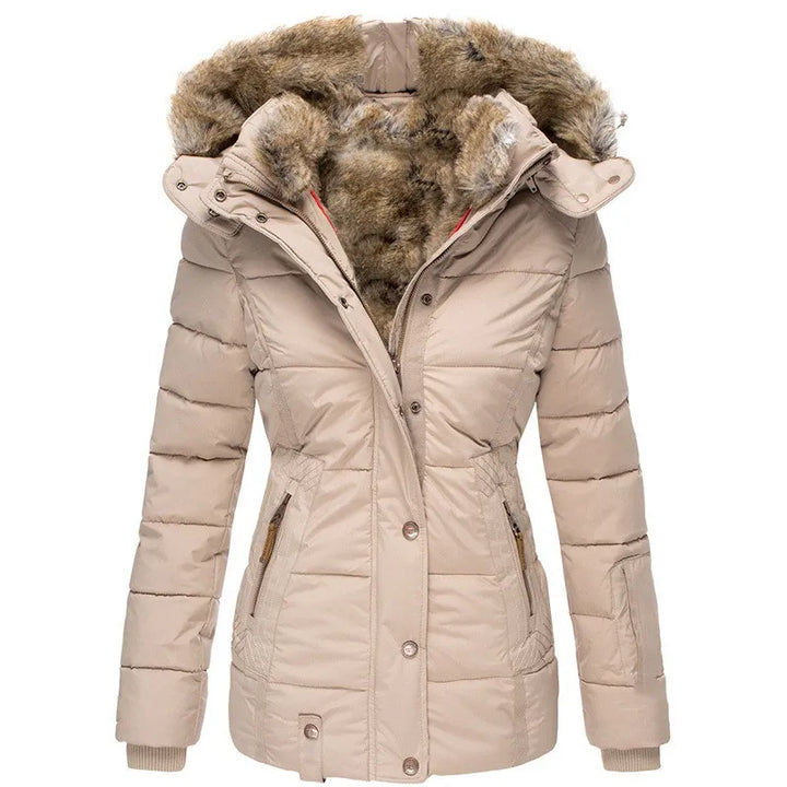 Aisa™ - Warm winter coat with fur lining