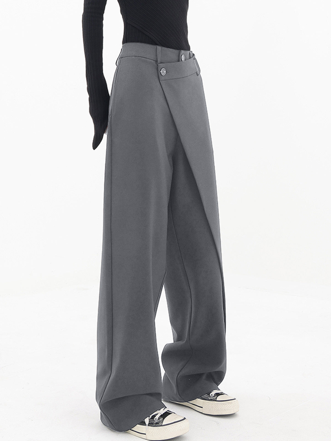 Maddalena™ | Asymmetrical Baggy Trousers