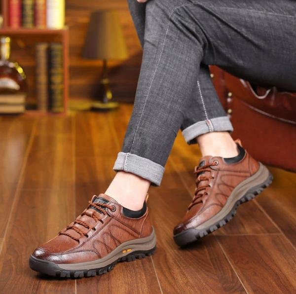 Matt - Hand-stitched Leather Casual Men's Shoes