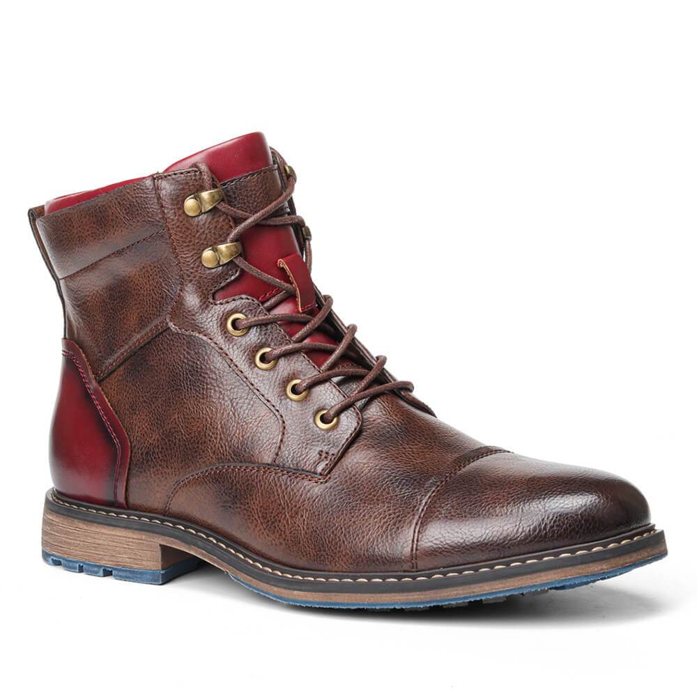 Chris™ | Handcrafted Premium Leather Oxford Boots for Men